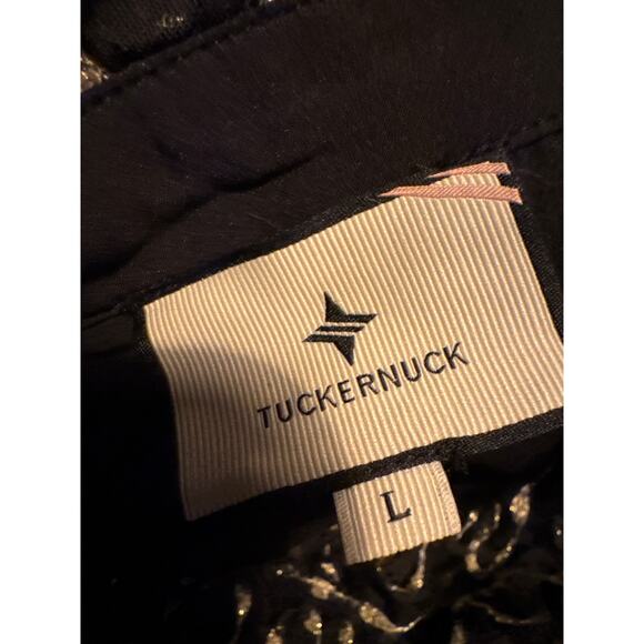 TUCKERNUCK Nightly Organza Palmerston Dress Black Gold Size Large - Picture 10 of 10